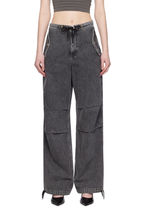 Dion Lee Black Parachute Jeans