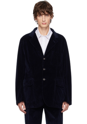 Drake's Navy Cotton Corduroy Games Mk. I Blazer