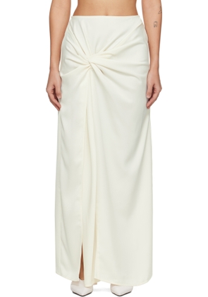 Beaufille Off-White Imogen Maxi Skirt