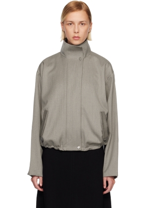 St. Agni Gray Oupa Flight Jacket