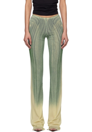 Jean Paul Gaultier Blue 'The Spirale' Lounge Pants