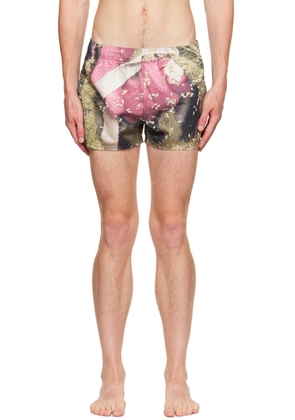 Ottolinger SSENSE Exclusive Green Swim Shorts