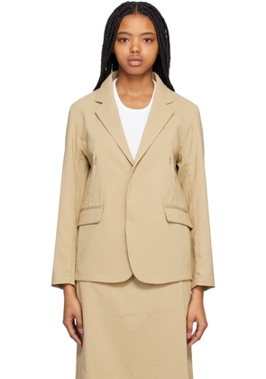 Snow Peak Beige Lightweight Blazer