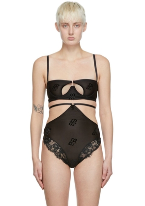 DIDU Black Polyester Briefs