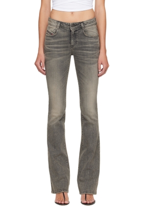 Diesel Gray Bootcut 1969 D-Ebbey Jeans