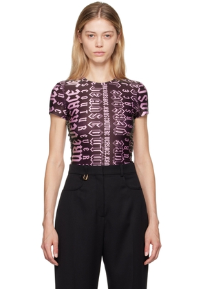 Versace Jeans Couture Purple Logomania T-Shirt