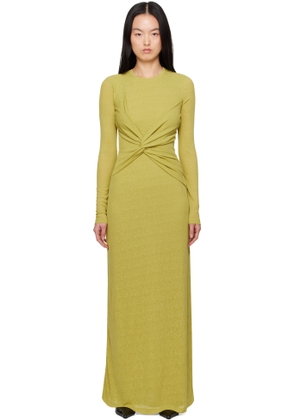 Nanushka Green Rozal Maxi Dress