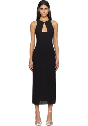 16Arlington Black Spyri Midi Dress