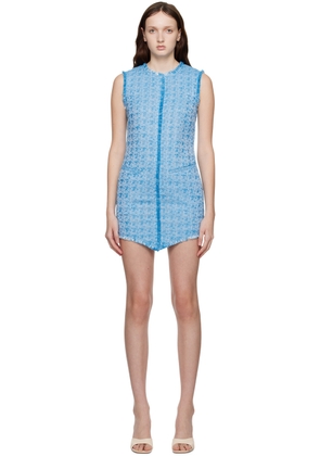 Staud Blue Crystal Minidress