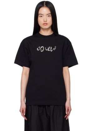 Soulland Black Balder Rhinestone T-shirt