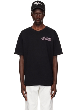 Balmain Black 'Club Balmain' T-Shirt
