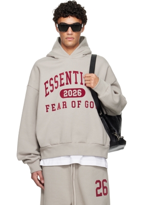 Fear of God ESSENTIALS Gray Holiday Classic Hoodie