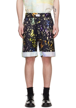 Tanaka Black Printed Shorts