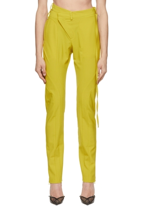 Ottolinger Yellow Polyester Trousers