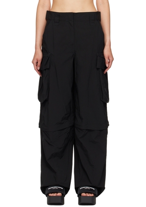 alexanderwang.t Black Oversize Pockets Cargo Pants