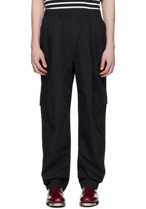 Juun.J Black Drawstring Trousers