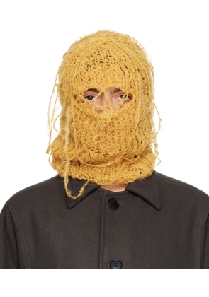 AIREI Yellow Loose Thread Balaclava