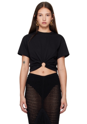 Rabanne Black Piercing T-shirt