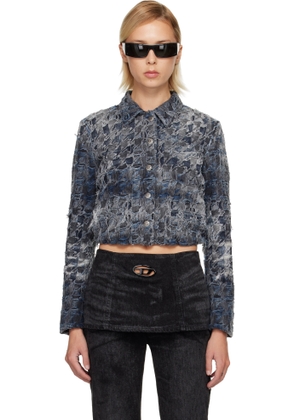 Diesel Blue De-Ursy-Fsh Denim Jacket