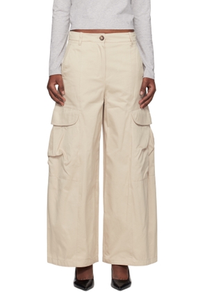 Max Mara Beige Rosatea Trousers