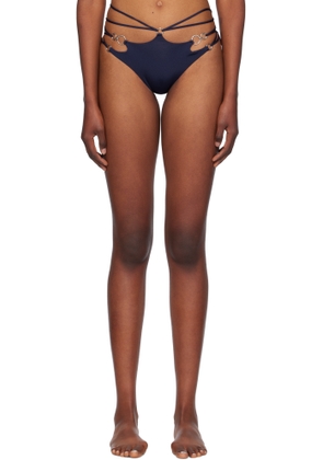 Agent Provocateur Navy Davine Bikini Bottom