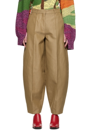 Stella McCartney Khaki Tapered Trousers