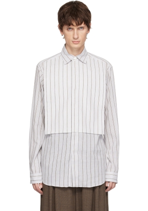 SOSHIOTSUKI Gray Vintage Starched Bosom Shirt