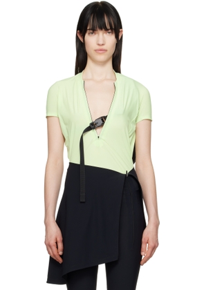 JOHANNA PARV Green Drape T-shirt