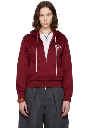 Wales Bonner Burgundy adidas Originals Edition Track Hoodie