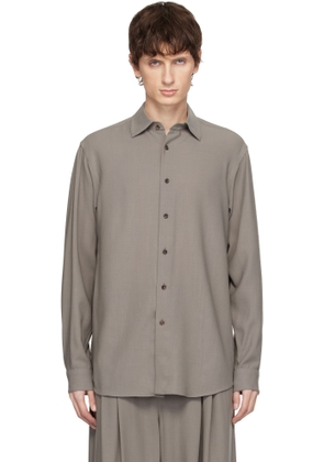 SOSHIOTSUKI Gray Manica Camicia Dress Shirt