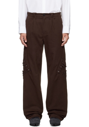 Kiko Kostadinov Brown Estike Trousers
