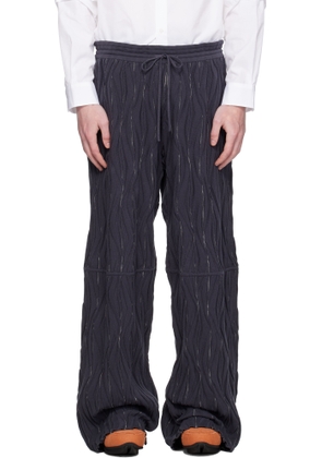 Kiko Kostadinov Gray Raday Knit Sweatpants