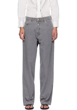 Gimaguas Gray Baggy Jeans
