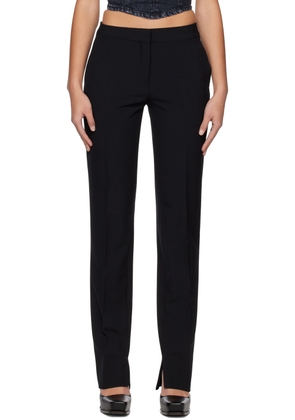 Stella McCartney Black Straight-Leg Trousers