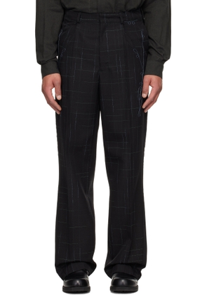 Kiko Kostadinov Black Kormos Military Trousers