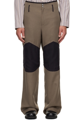 Kiko Kostadinov Brown & Black Orvos Trousers