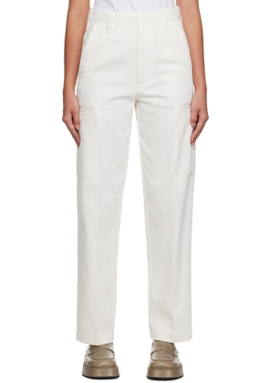AMI Paris White Welt Pocket Trousers