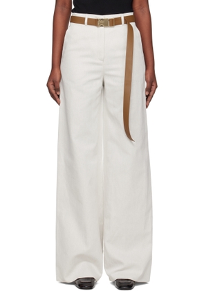 Max Mara Off-White Murge Trousers