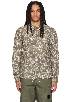 C.P. Company Khaki Floral Shirt