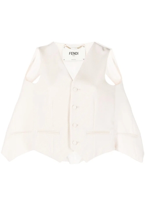 FENDI cut-out tailored cape - Pink