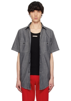 Maison Margiela Gray Broadcloth Shirt
