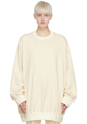 determ; Beige Cotton Sweatshirt