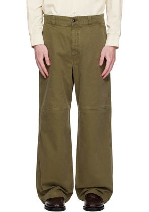 HOPE Khaki Workwear Trousers