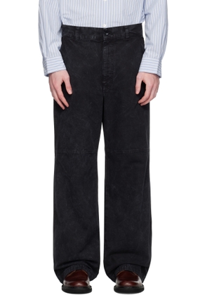 HOPE Black Workwear Trousers