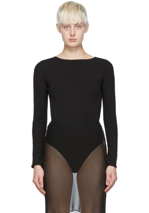 Wolford Black Nao Takekoshi Edition 'The Back-Cut-Out' Bodysuit