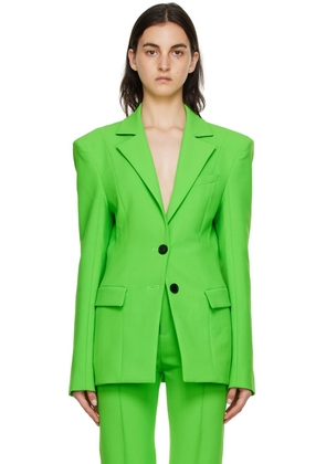 Kwaidan Editions Green Polyester Blazer
