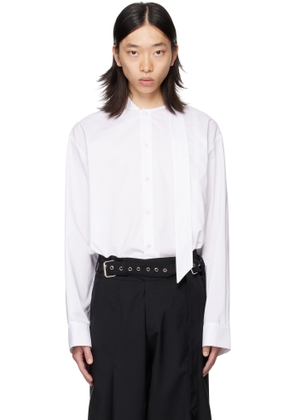 a.v. vattev White Scarf Shirt