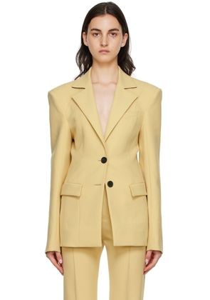 Kwaidan Editions SSENSE Exclusive Beige Polyester Blazer