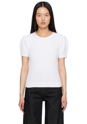 See by Chloé White Rib Sweater