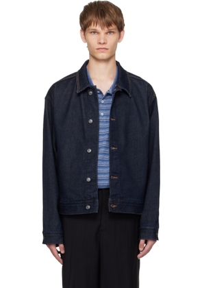 Hugo Navy Regular-Fit Denim Jacket